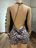 Lady Leopard Romper