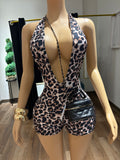 Lady Leopard Romper